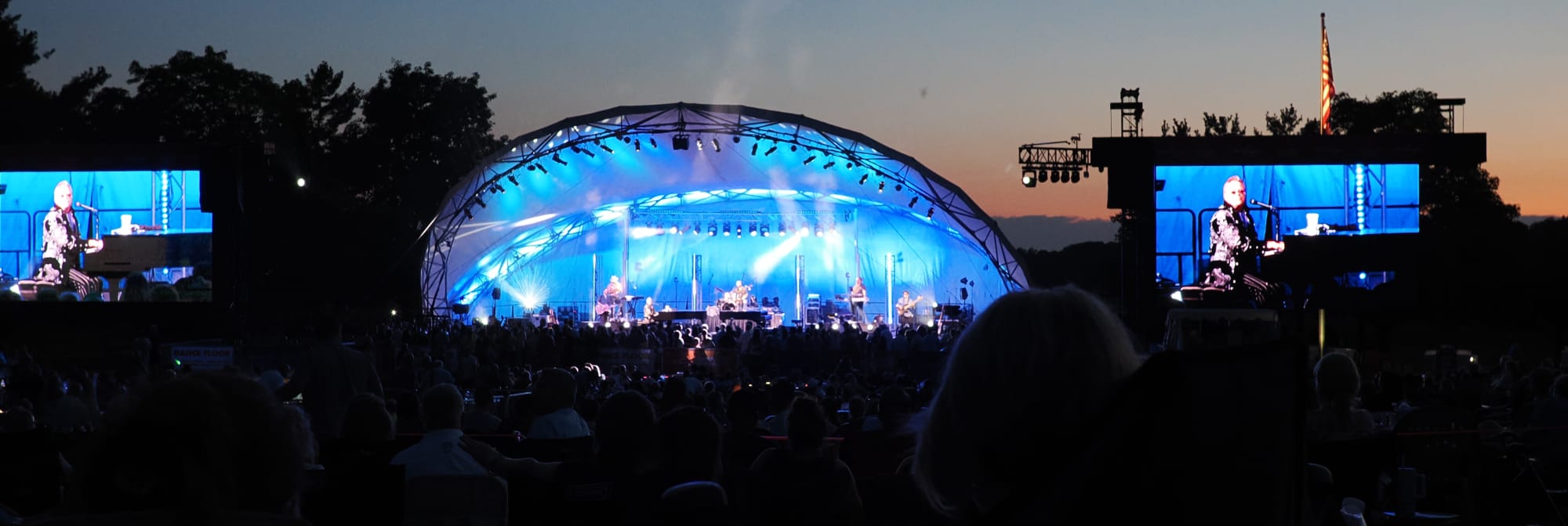 outdoor concert venue at sunset Phoenix