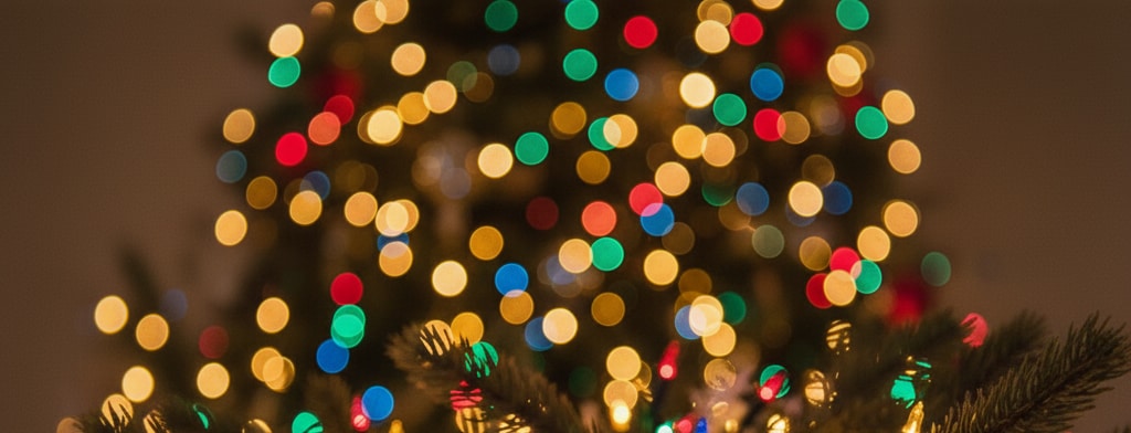 bokeh christmas lights Phoenix